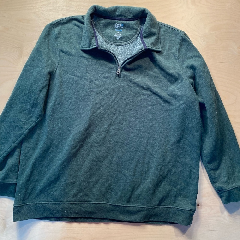 Croft & Barrow Fleeced Lined Pull over XXL (S)
